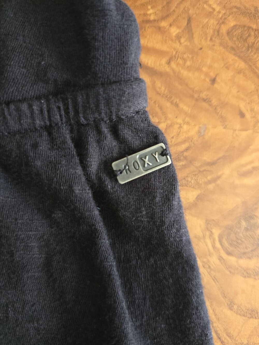 Roxy Black Halter Maxi Dress Womens Size Small, Cotton, Keyhole Bust, Flowy - Picture 3 of 11